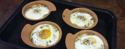 Шаг 5: жульена из грибов под яйцом