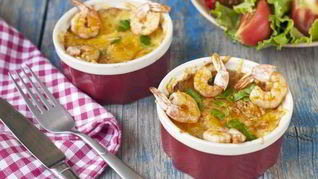 Рецепт Жульена из морепродуктов с белым вином