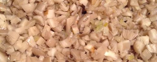 Шаг 2: жульена из вешенок