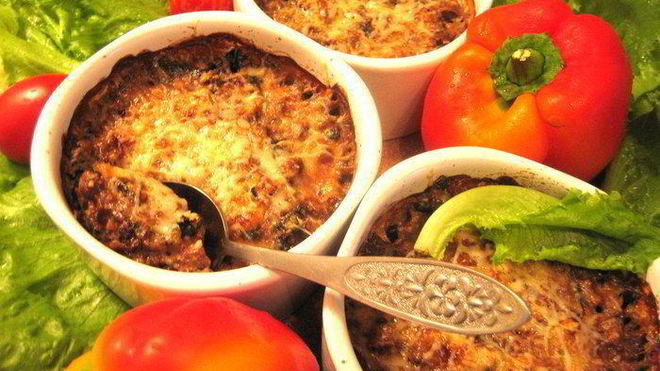 Рецепт Жульена печеночного с грибами под сыром Джюгас