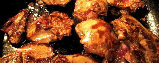 Шаг 8: жульена печеночного с грибами под сыром джюгас