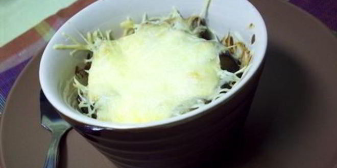 Рецепт жульена с грибами и баклажанами