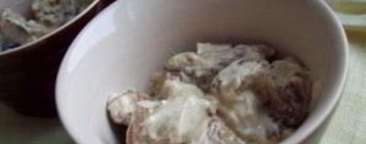 Шаг 4: жульена с грибами и баклажанами