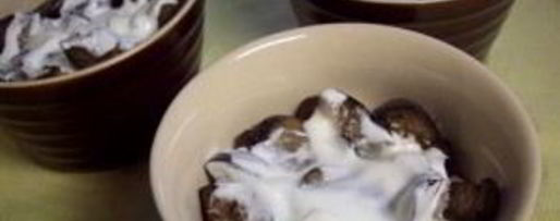 Шаг 5: жульена с грибами и баклажанами