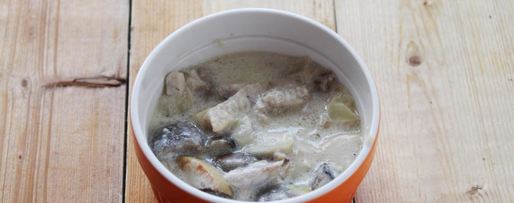 Шаг 3: жульена с грибами и сливками грибной