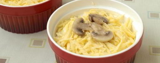 Шаг 8: жульена с грибами и сыром