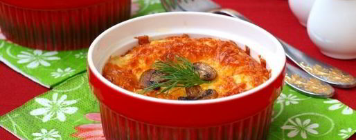 Шаг 10: жульена с грибами и сыром