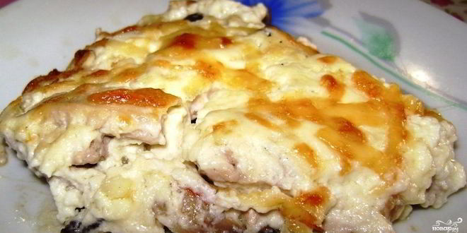 Рецепт жульена с грибами на сковороде