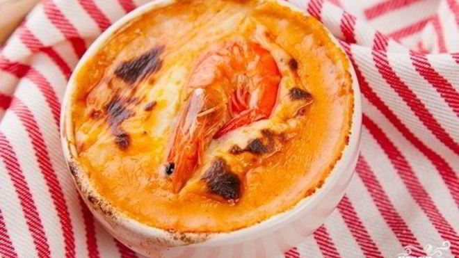 Рецепт Жульена с креветками и грибами