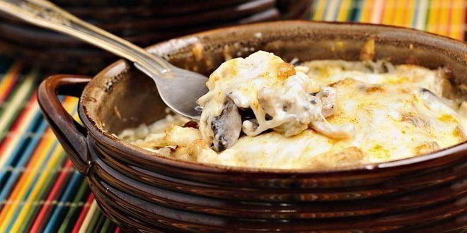 Рецепт жульена с куриной грудкой в духовке