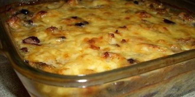 Рецепт жульена с курицей и грибами, запеченный в духовке