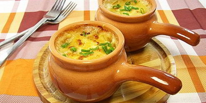 Рецепт жульена с курицей и лисичками