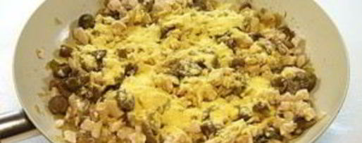 Шаг 7: жульена с курицей и лисичками