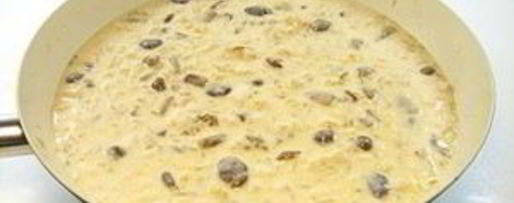 Шаг 8: жульена с курицей и лисичками