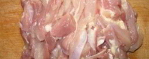 Шаг 3: жульена с курицей и шампиньонами