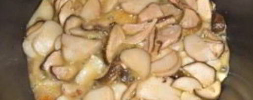 Шаг 1: жульен с курицей в мультиварке