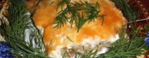 Шаг 12: жульен с курицей в мультиварке