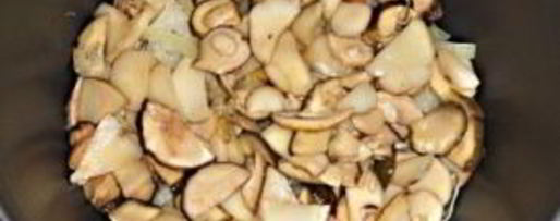 Шаг 9: жульен с курицей в мультиварке