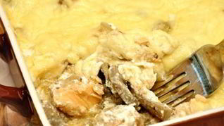 Рецепт Жульена с рыбой и грибами