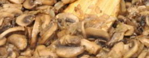 Шаг 1: жульена с рыбой и грибами