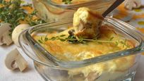 Рецепт Жульена-суфле с шампиньонами