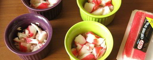 Шаг 7: жульена тома яма с крабовыми палочками