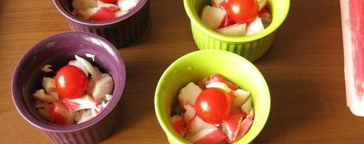 Шаг 8: жульена тома яма с крабовыми палочками