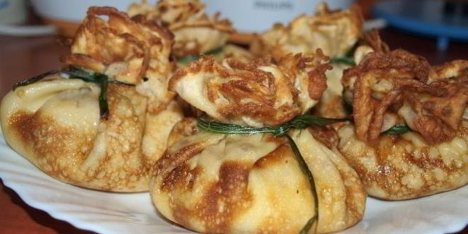 Рецепт жульена в блинных мешочках