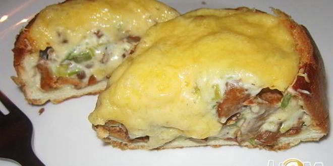 Рецепт жульена в булочках