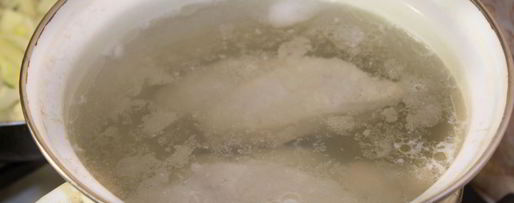 Шаг 1: жульена в горшочке с курицей и грибами