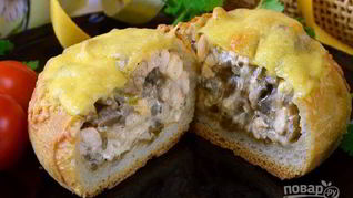 Рецепт Жульена в съедобных кокотницах