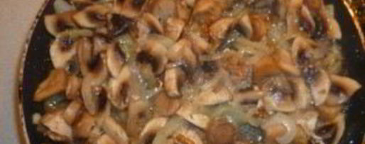 Шаг 1: жульена в тарталетках в микроволновке