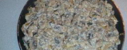 Шаг 2: жульена в тарталетках в микроволновке