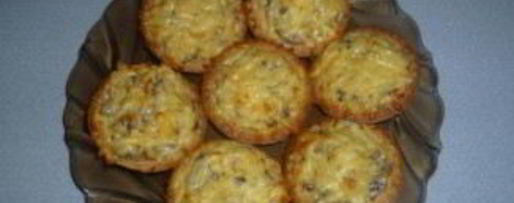 Шаг 3: жульена в тарталетках в микроволновке