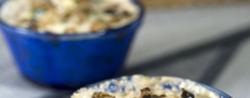 Шаг 1: жюльена из морепродуктов с баклажанами