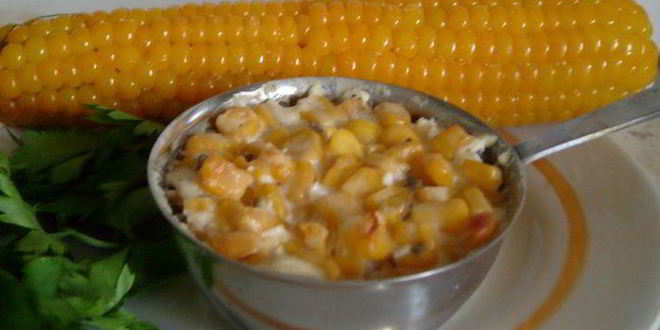 Рецепт жюльена неклассического с кукурузой