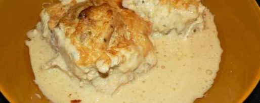 Шаг 33: жюльена с куриным филе и грибами