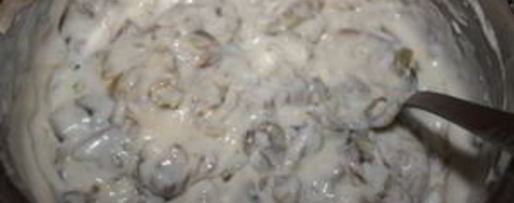 Шаг 4: жюльена с мидиями и креветками