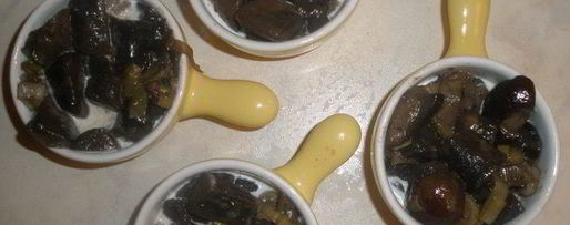 Шаг 2: жюльена с перепелиными яйцами