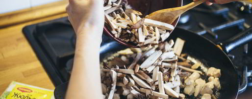 Шаг 3: жюльена в хрустящей булочке