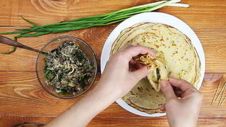 Рецепт Жюльена в мешочке