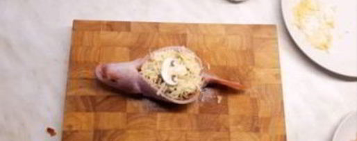 Шаг 3: жюльена в рыбе